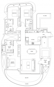 cape-royale-sentosa-floor-plan-3-bedroom-a2-singapore